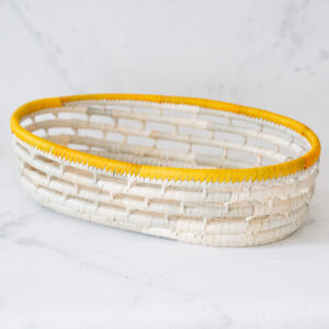 panera calada ovalada amarillo