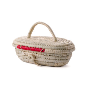 Canasto costurero de ñocha pequeño