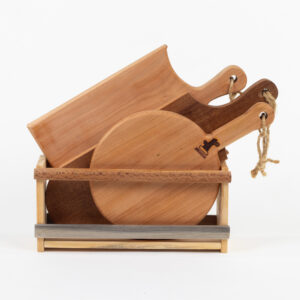 Set de tablas de madera natural