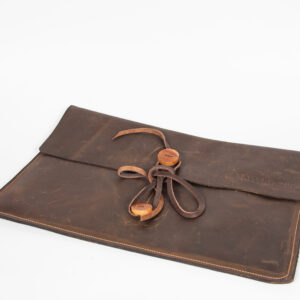 Porta notebook cuero