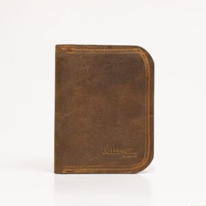 Porta pasaporte cuero