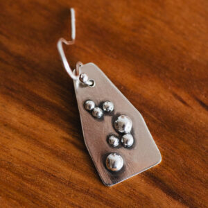 aros geometricos plata