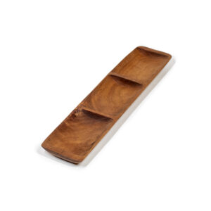 Tabla de madera tres divisiones