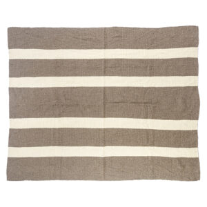 Alfombra telar L café y crudo 229 x 174 cm