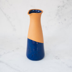 Jarra 6 vasos greda enlozada DE_5