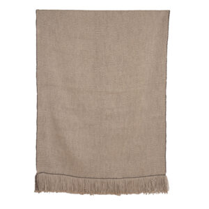 Alfombra telar beige 176 x 127 cm.