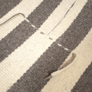 manta rayada detalle