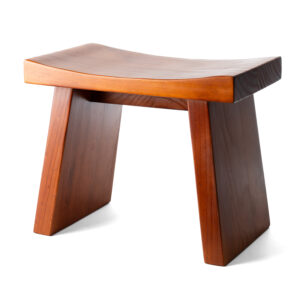 Banco tipo Hanoi café nogal