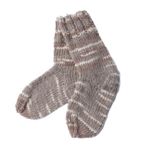 Calcetin infantil de lana de oveja