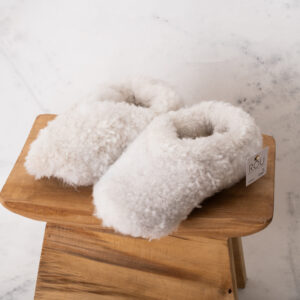 pantufla rou blanca