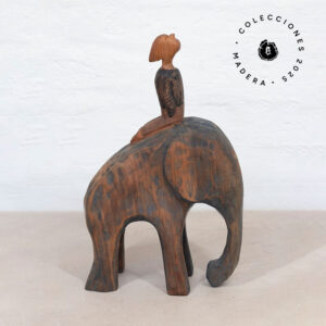 Escultura Hombre en elefante