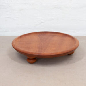 Plato base - bandeja redonda de 3 patas