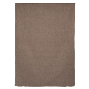 Alfombra telar café 261 x 194 cm.