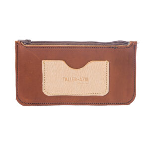 estuche bandolera cafe