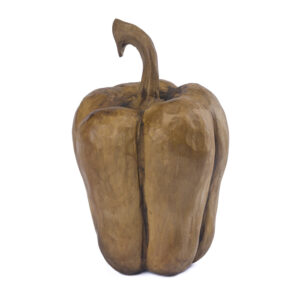 Morrón de madera decorativo