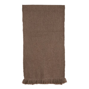 Bajada de cama gris oscuro 144 x 70 cm.