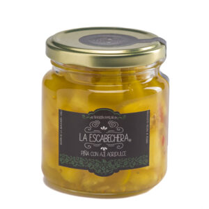 Piña con ají agridulce