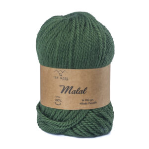 Ovillo lana Malal verde