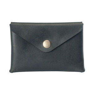 Tarjetero verde petróleo