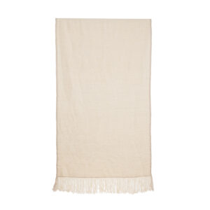 Piecera rela XL crudo y gris 266 x 120 cm.