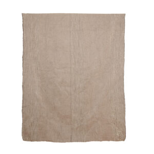 Alfombra telar L gris con blanco 251 x 174 cm.