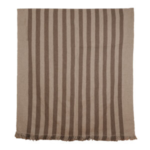 Alfombra telar XL gris y café 325 x 204 cm.